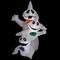 3.5ft. Lighted Inflatable Halloween Ghost Trio Outdoor Yard Decoration